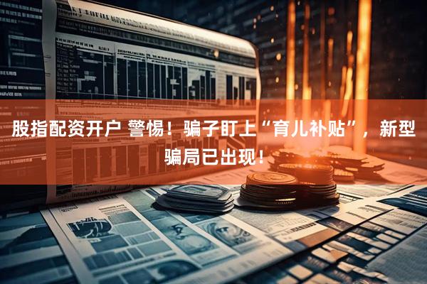 股指配资开户 警惕！骗子盯上“育儿补贴”，新型骗局已出现！